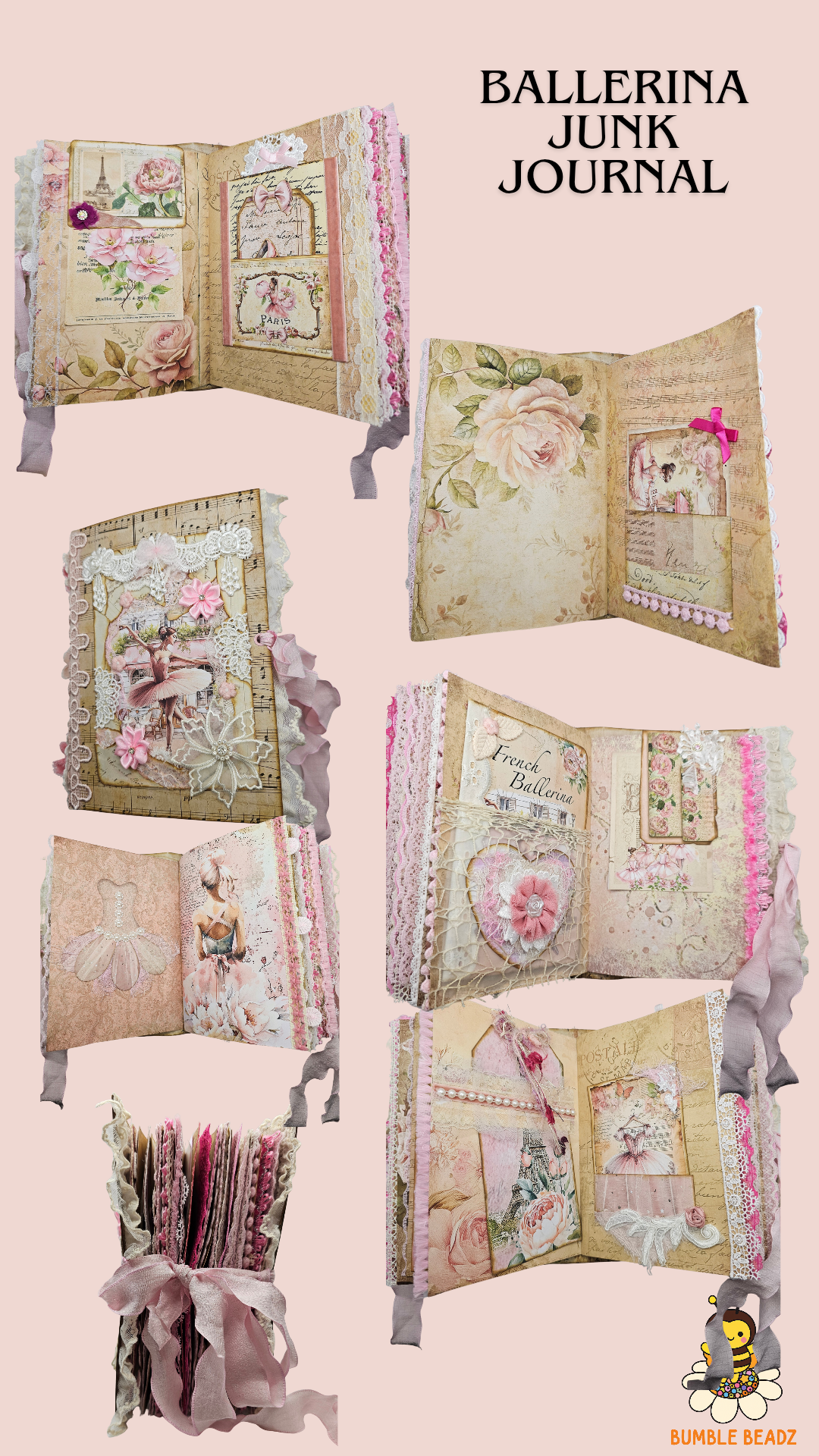 🐝Hand Made Junk Journals🐝
