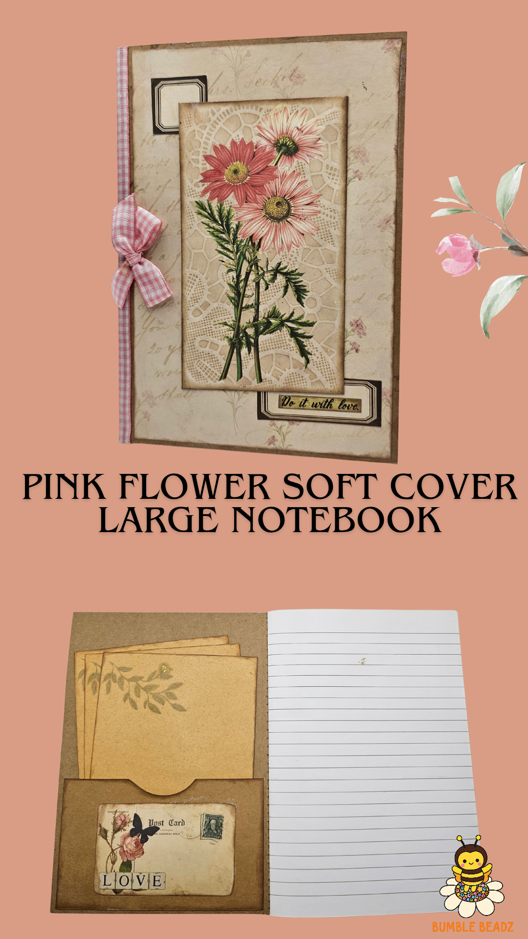 🐝 Large Soft Cover Notebook 🐝