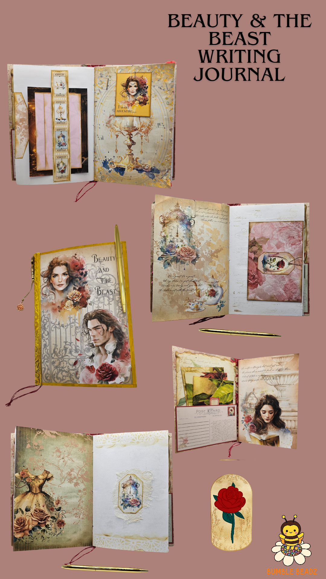 🐝Hand Made Writing Journals🐝