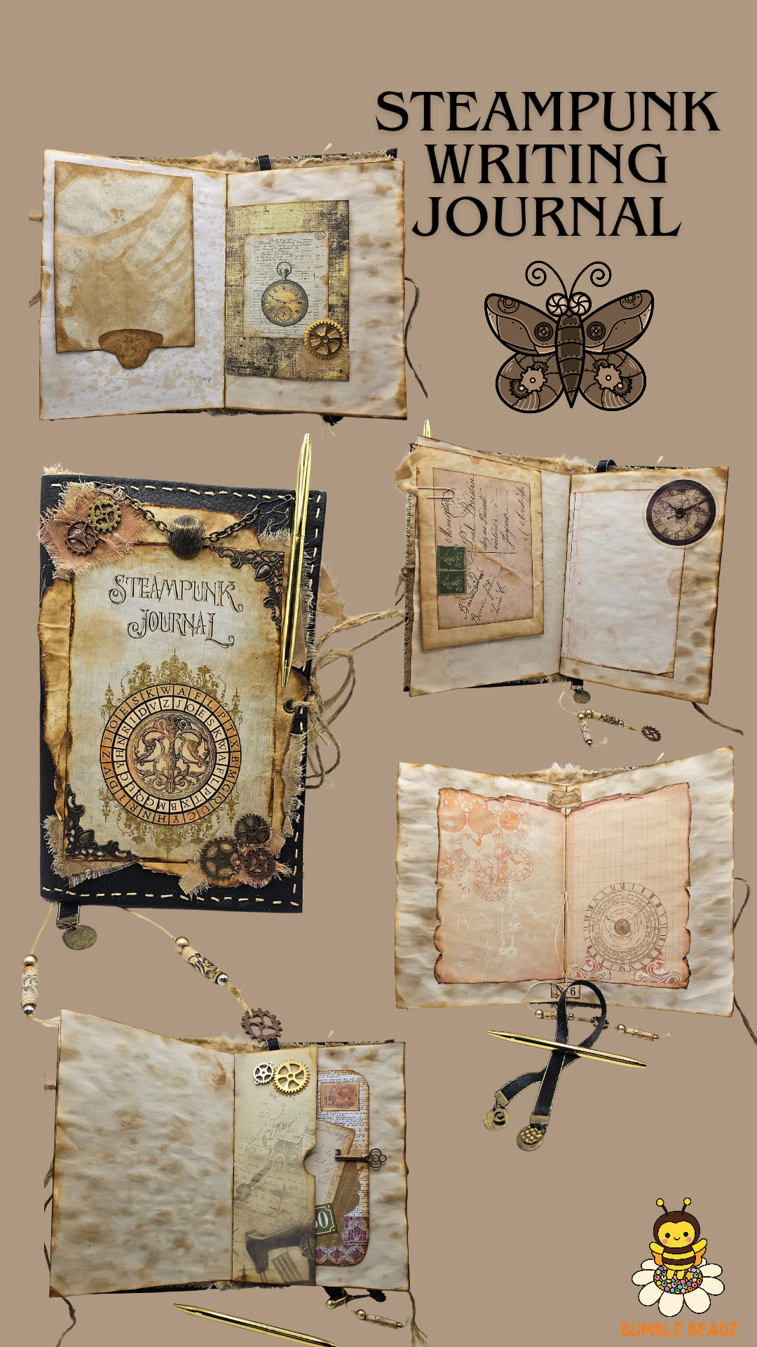 Bigger Prize - hand made writing journal 
