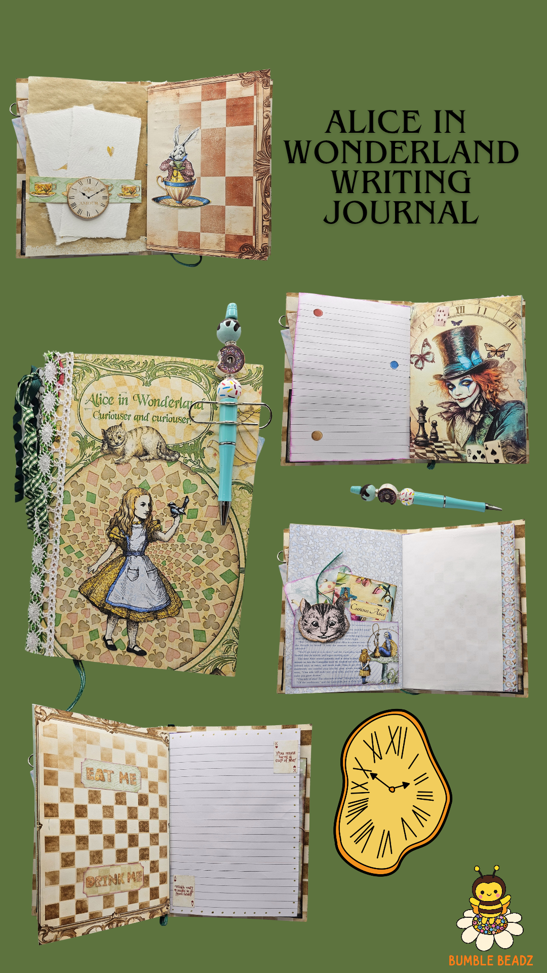 🐝Hand Made Writing Journals🐝
