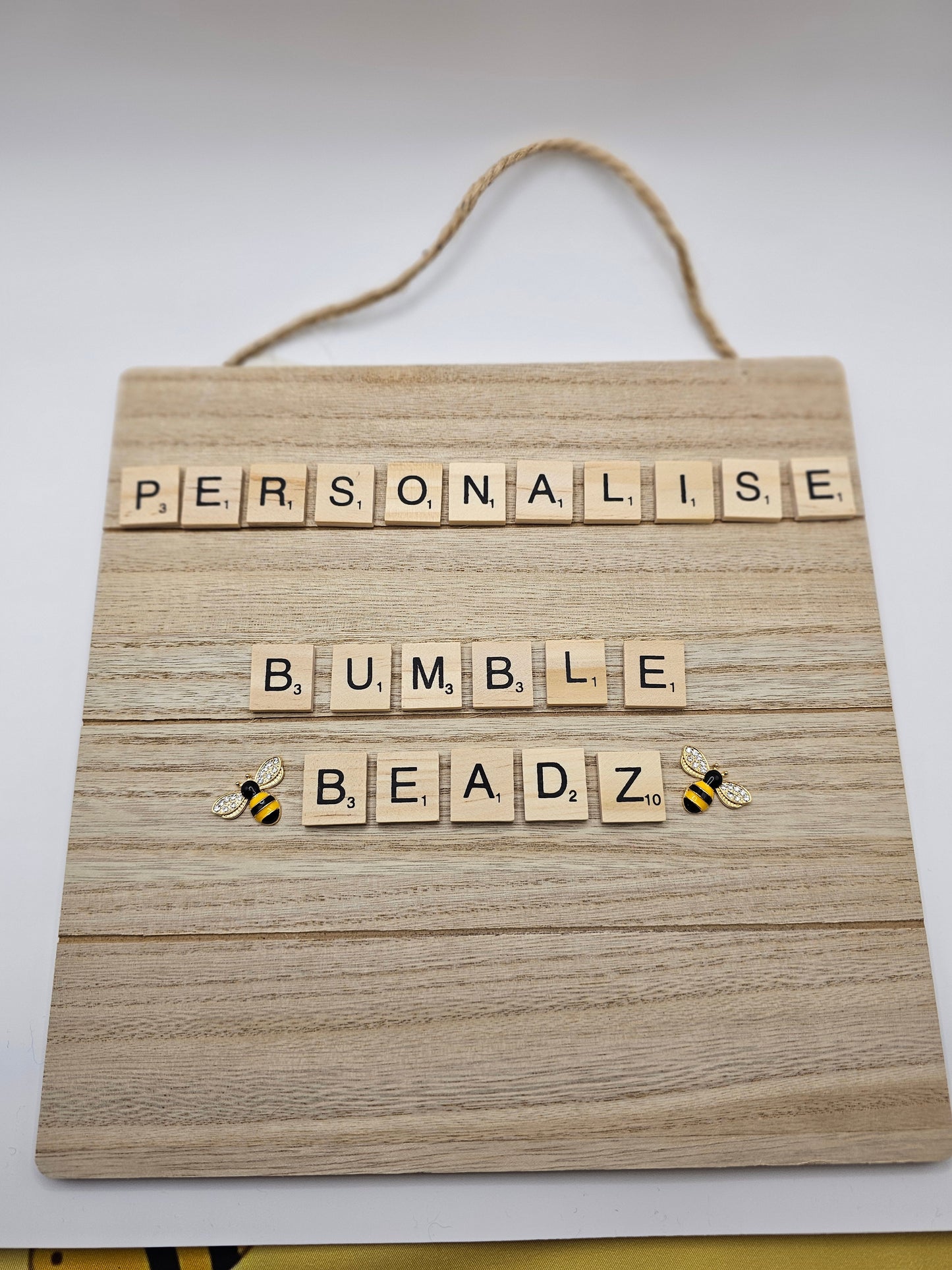🐝 Bee-Spoke Wooden Plaque 🐝
