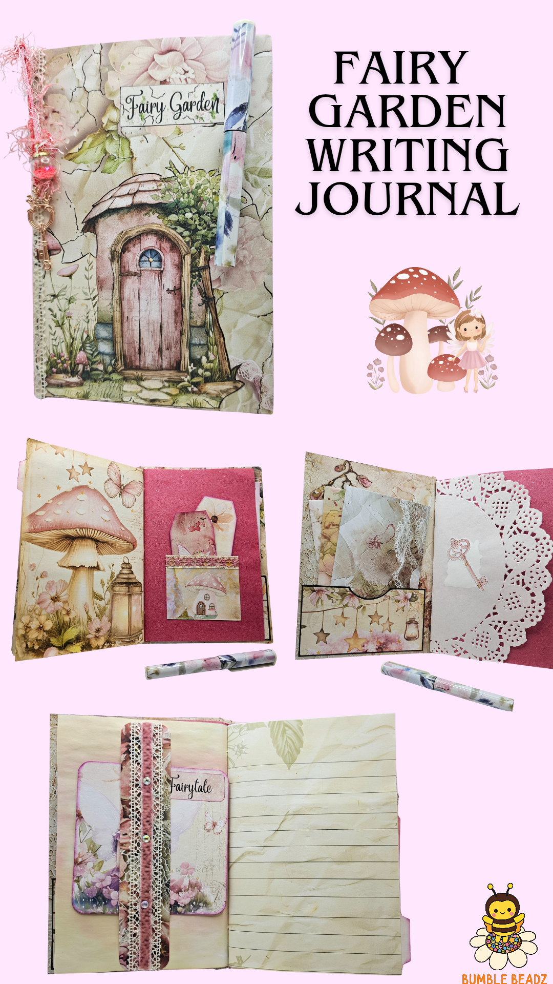 🐝Hand Made Writing Journals🐝