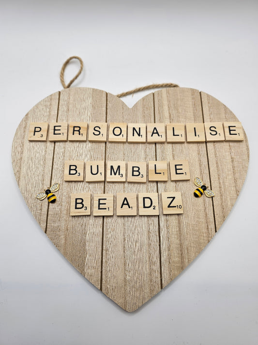 🐝 Bee-Spoke Wooden Plaque 🐝