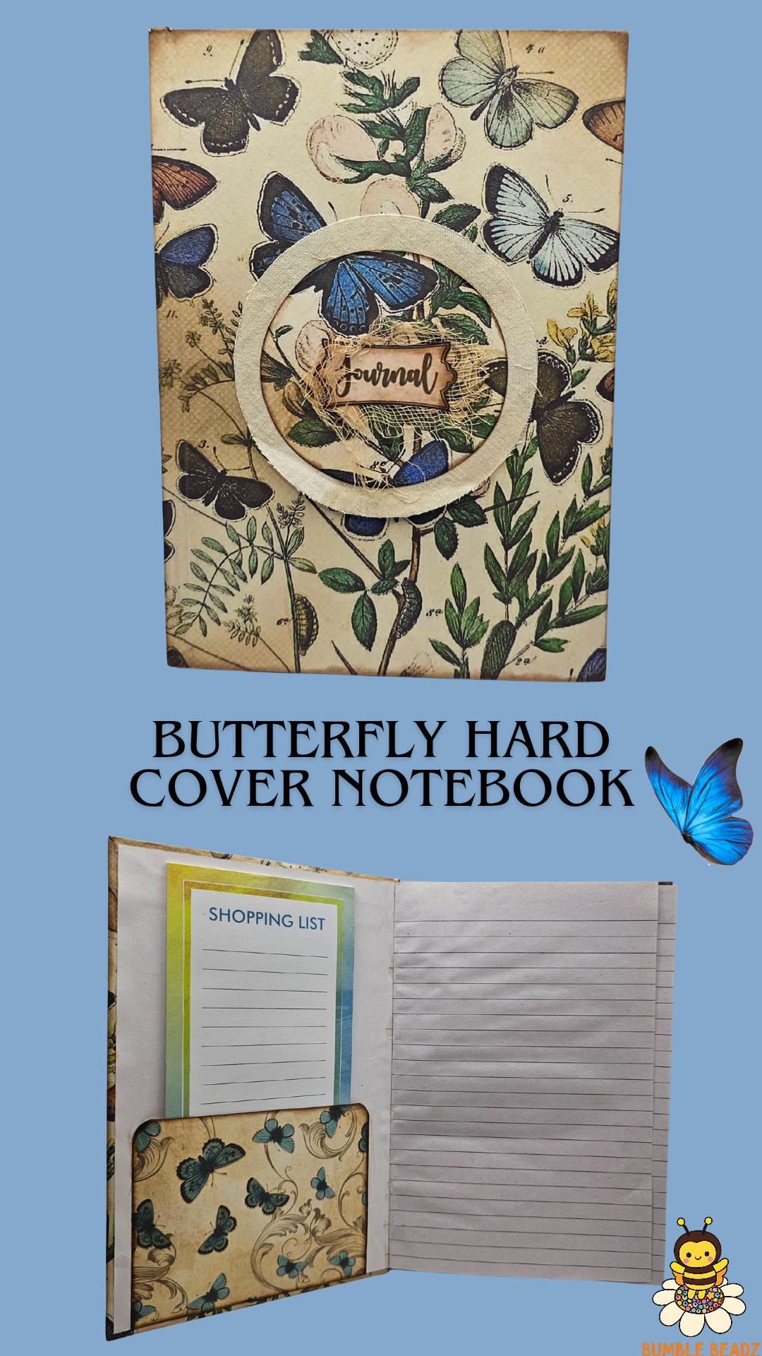 🐝 Large Hard Cover Notebook 🐝