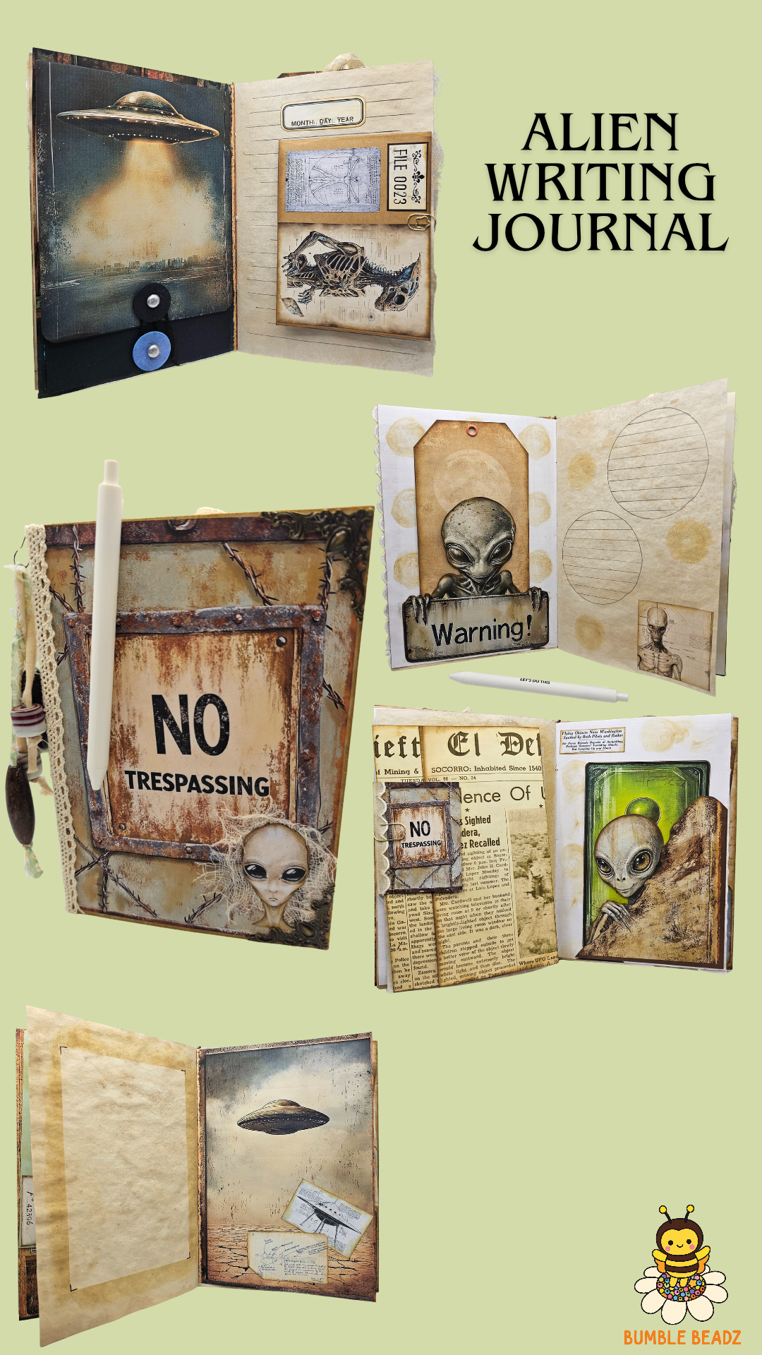 🐝Hand Made Writing Journals🐝